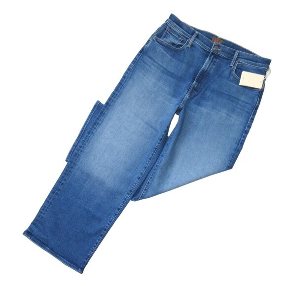NWT Mother The Dodger Ankle in Work Hard Play Hard Loose Wide Leg Jeans 32